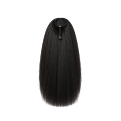 Natural Straight Drawstring Ponytail